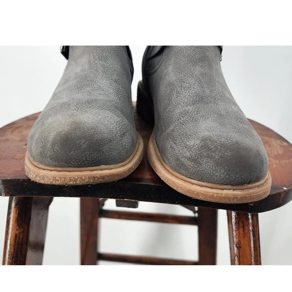 Women's B.O.C. Blue Gum Sole Ankle Moto Style Boots Size 9 Medium‎
